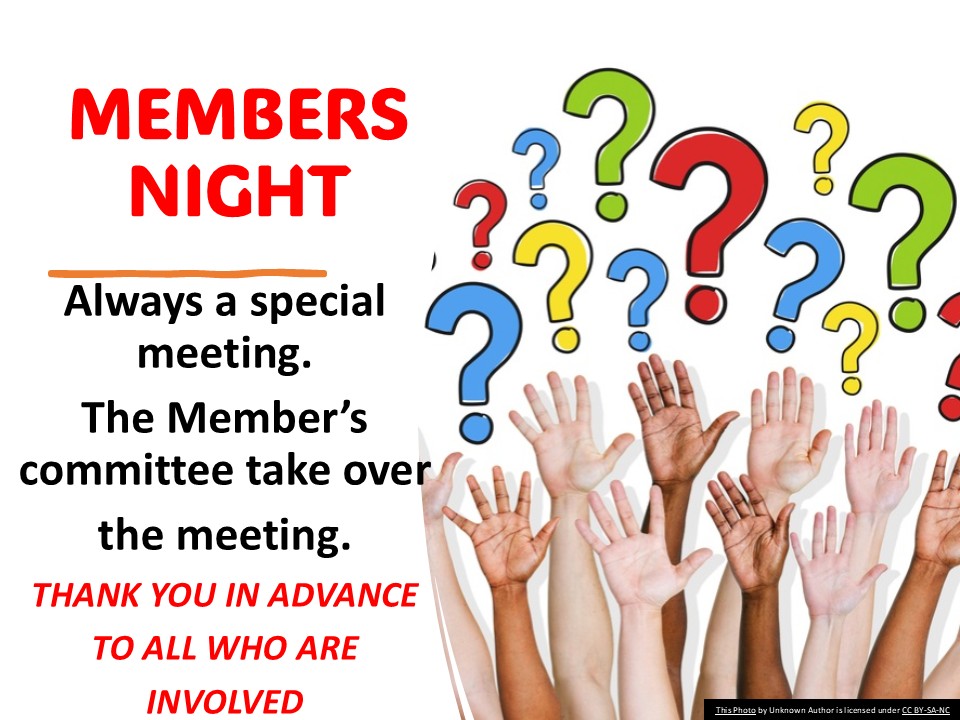 OCTOBER 2nd MEETING