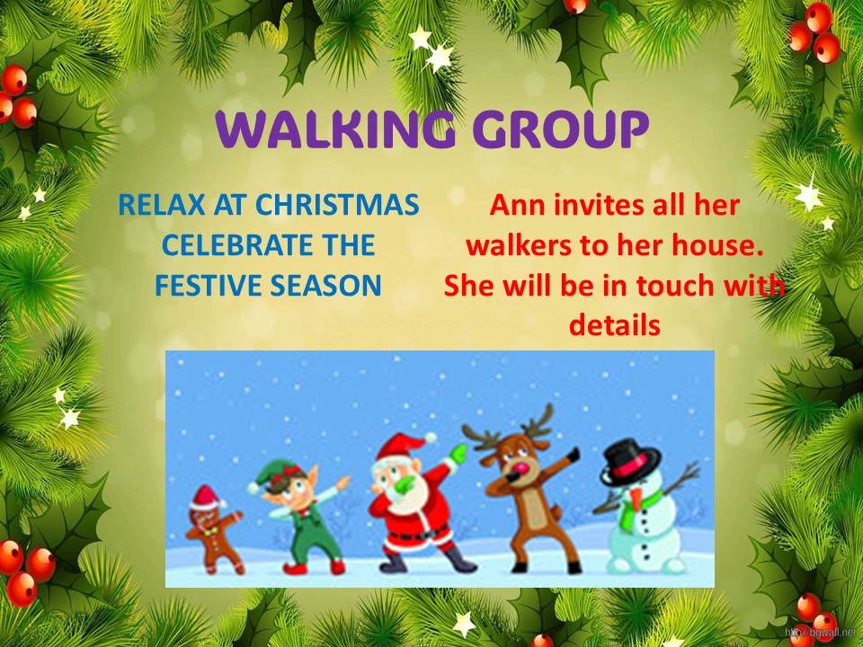 TUESDAY 9th DECEMBER